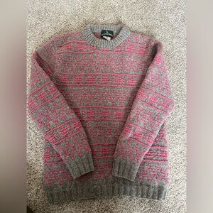Pendleton Gray and Pink Men's Sweater